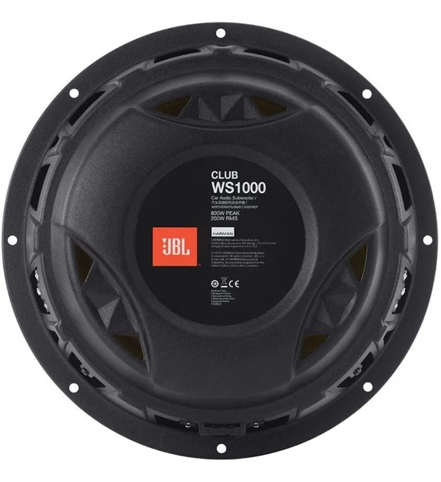 SUBWOOFER SLIM WS1000BLK JBL