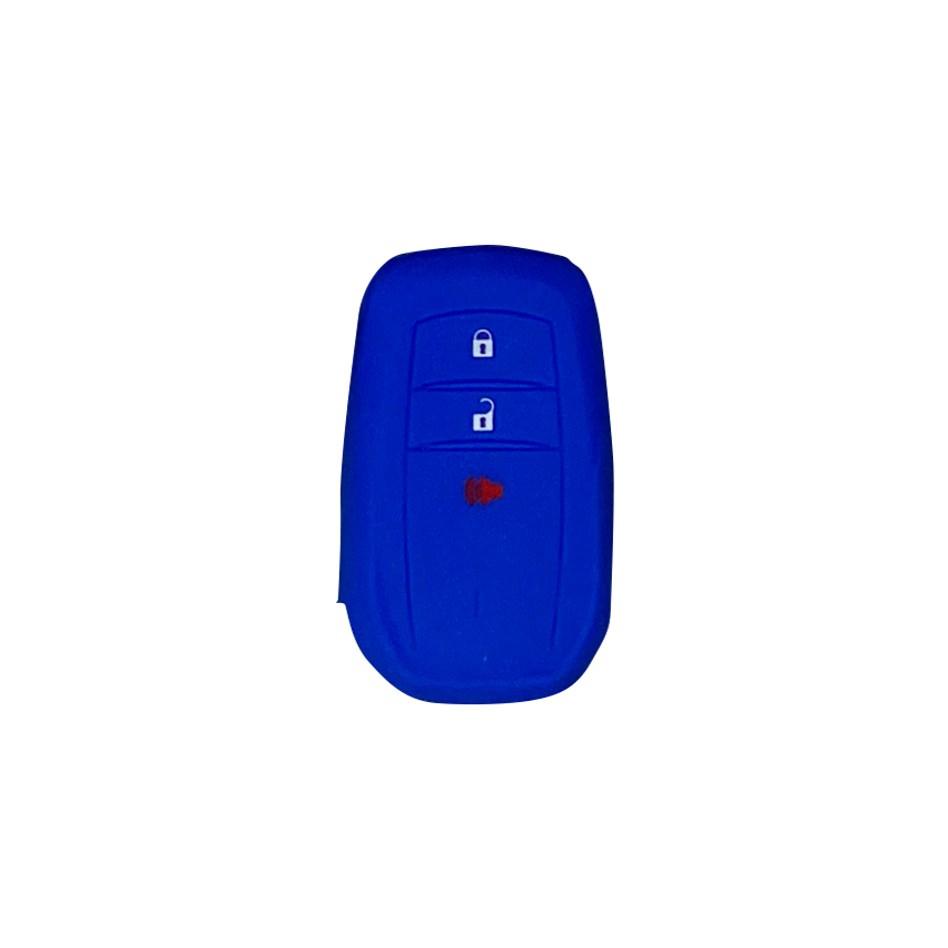 FUNDA DE SILICONA PARA LLAVES AZUL HLUX