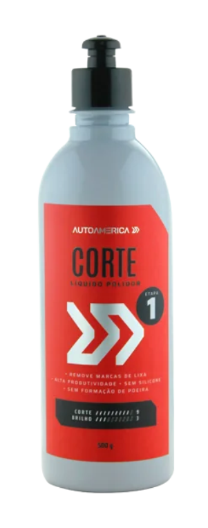 AUTOAMERICA CORTE LIQUIDO ETAPA 1 POLIDOR CORTE 1000 500ML