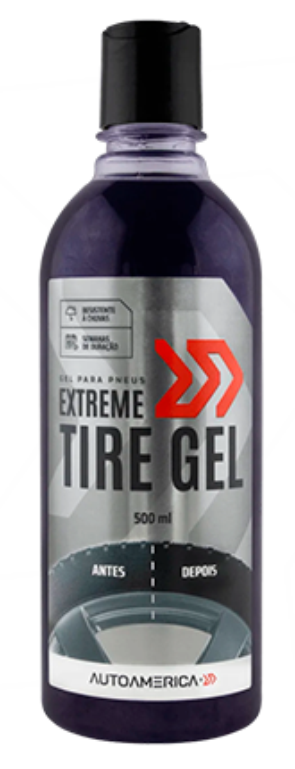 AUTOAMERICA GEL PARA CUBIERTA EXTREME TIRE GEL 500ML UVA
