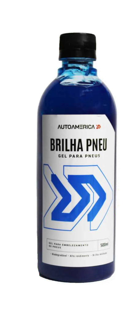 AUTOAMERICA RESALTADOR DE CUBIERTA BRILHA PNEU 500ML AZUL
