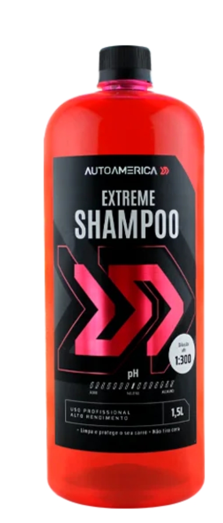 AUTOAMERICA SHAMPOO EXTREME 1,5L PH NEUTRO ROJO 1:300