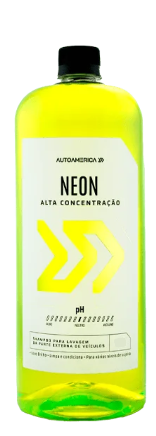 AUTOAMERICA SHAMPOO NEON 500ML ALTA CONCENTRACION 1:400