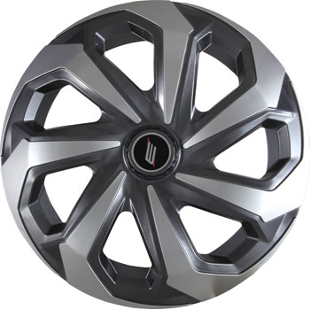 TAPA LLANTA 1502 SPIDER GRAPHITE SILVER ARO 15" Elitte